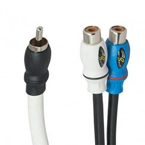 stinger smrcayf marine grade female y-adapter interconnect cable