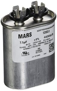 mars – motors & armatures 12031 7.5 micro-farad single section run capacitor, oval