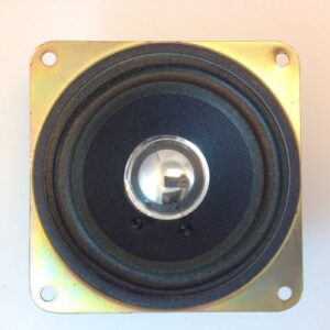 3″ mid-range speaker 5 watts @ 4 ohms paper cone, inverted rolled foam edge