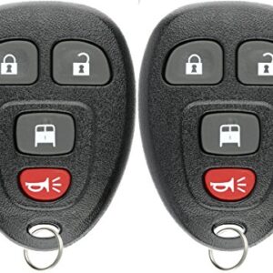 KeylessOption Keyless Entry Remote Car Key Fob Replacement for Chevy Express Savana (Pack of 2)