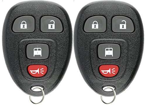 KeylessOption Keyless Entry Remote Car Key Fob Replacement for Chevy Express Savana (Pack of 2)