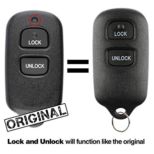 For 98-05 Toyota Scion Keyless Entry Remote Key Fob 2btn BAB237131-056, 08191-00922