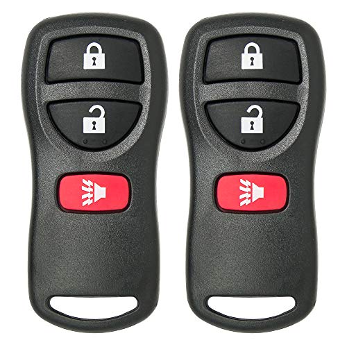 Keyless2Go Replacement for Keyless Entry Remote Car Key Fob 3 Button KBRASTU15-2 Pack