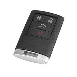 x autohaux replacement keyless entry remote car key fob ouc6000066 315mhz for cadillac sts 2008-2011 dts 2008-2011 cts 2008-2013 22889449 4 key button