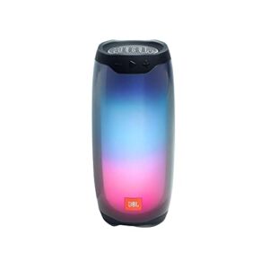 jbl pulse 4 – waterproof portable bluetooth speaker with light show – black