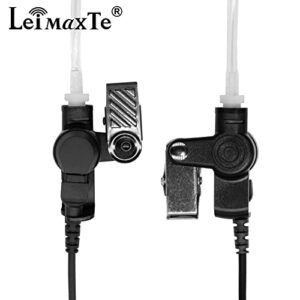 LEIMAXTE XPR 7550 Earpiece for Motorola XPR 6350 6550 XPR 7350 7550e Two Way Radio Walkie Talkie Headset with Acoustic Tube and PTT Mic