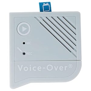 voicegift voice-over® 60 second voice recorder insert for personal messages, audio recording device for picture frames, albums, scrap books, books, blankets and quilts