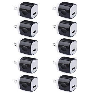 wall adapter 10 pack,uorme 1a 5v single port charger power usb plug charging cube block box compatible iphone 14 13 12 se 11 x, galaxy s23 ultra s22 s21 fe s10e s9 a13 a23 a21 a03s a71 a51 a31 note20