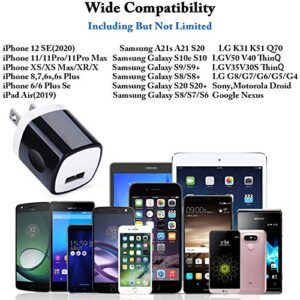 Wall Adapter 10 Pack,UorMe 1A 5V Single Port Charger Power USB Plug Charging Cube Block Box Compatible iPhone 14 13 12 SE 11 X, Galaxy S23 Ultra S22 S21 FE S10e S9 A13 A23 A21 A03s A71 A51 A31 Note20