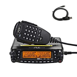 tyt th-9800 quad band 50w cross-band mobile car ham radio black