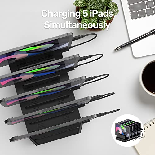 Unitek Fast Charging Station with Quick Charge 3.0, Multi USB Charger Station for Multiple Devices, iPhone, iPad, Tablet, Kindle-Black(UL Certified)