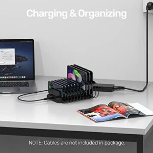 Unitek Fast Charging Station with Quick Charge 3.0, Multi USB Charger Station for Multiple Devices, iPhone, iPad, Tablet, Kindle-Black(UL Certified)
