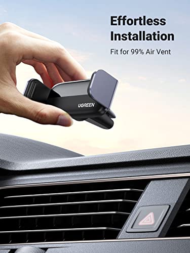 UGREEN Car Vent Phone Mount Air Vent Clip Holder Cell Phone Car Mount Compatible with iPhone 14 13 12 Pro Max Mini Plus, iPhone 11 SE XS XR 8 7 6 6S Smartphone