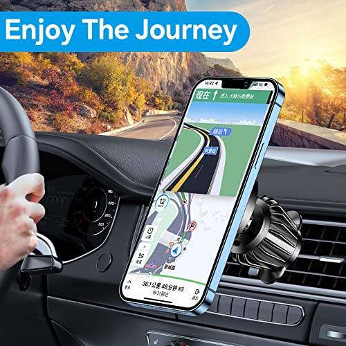 for iPhone MagSafe Car Mount Vent【Strongest Magnets】 Magnetic Phone Holder for Car air Vent【360° Adjustable】MagSafe Accessories for iPhone 14 Pro Max 13 12 Pro Plus Mini &MagSafe Case & All Phones