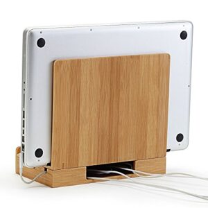 Great Useful Stuff G.U.S. Multi-Device Charging Station Dock & Organizer - Multiple Finishes Available. for Laptops, Tablets, and Phones - Strong Build, Eco-Friendly Bamboo