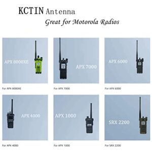 Antenna for Motorola APX 764-870MHz Signal Band and 7-800 GPS (NAR6595A Stubby) by KCTIN (1 Pack)