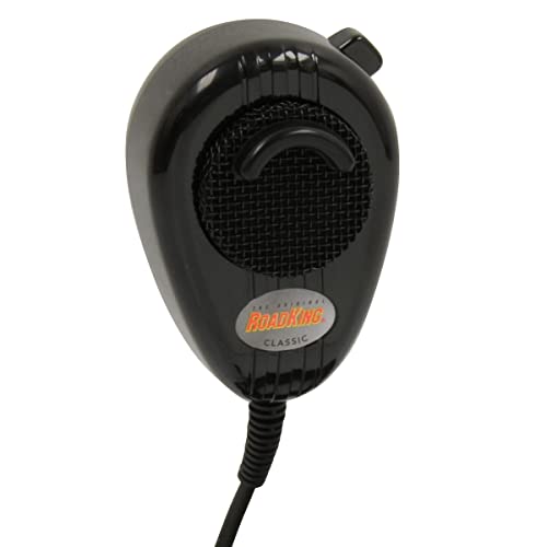 RoadKing RK56B Black 4-Pin Dynamic Noise Canceling CB Microphone