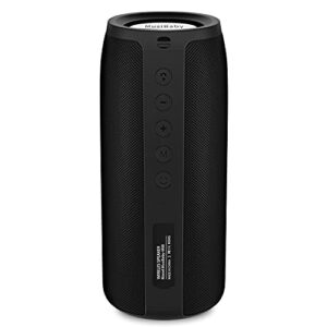 bluetooth speakers,musibaby m88 speakers bluetooth wireless,portable bluetooth speakers,dual pairing, bluetooth 5.0,loud stereo sound,booming bass,30h playtime for home& outdoor party,beach (black)