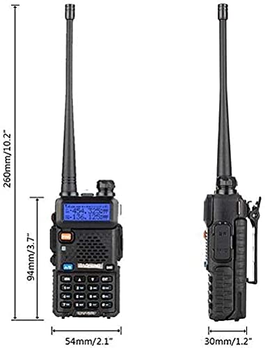 Baofeng UV-5R Ham Two Way Radio Upgrade Version (144-148/420-450Mhz), Dual Band Walkie Talkie