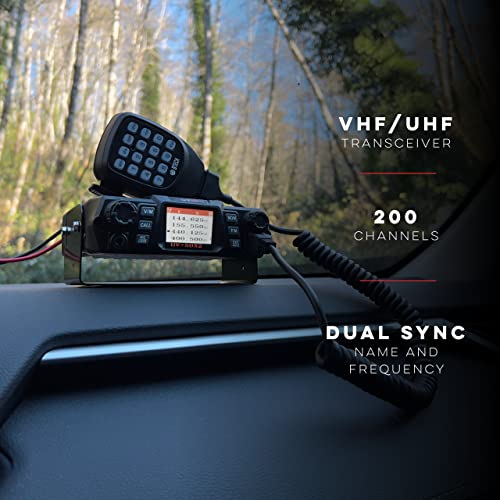 BTECH Mobile UV-50X2 (Second Gen.) 50 Watt Dual Band Base, Mobile Radio: VHF, UHF Amateur (Ham)
