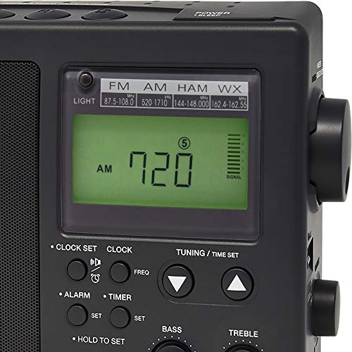 C. Crane CCRadio-2E Enhanced Portable AM FM Weather and 2-Meter Ham Band (Black) CC2BE