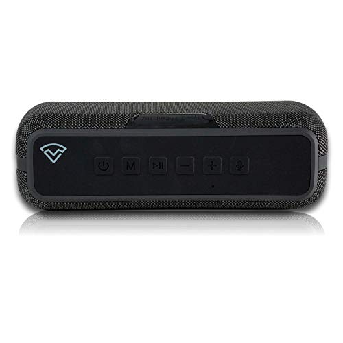 Voonex Sound ArcWave Portable Bluetooth Speaker, High Powered Loud Speaker, Bass Boost, IPX5 Waterproof, Dual Speaker Pairing, Wireless Speakers for Home, Outdoors, Travel, USB-C Fast Charge