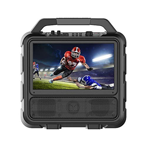 Monster Vision | Portable Entertainment System, 15.6” Full HD Screen, 60W Audio | Up to 25 Hours Playback | Two HDMI Ports for Your Favorite Smart Streaming Device & Gaming Console | Portable TV