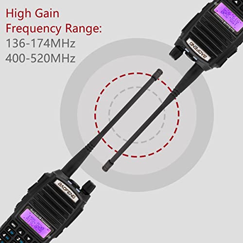 BaoFeng UV-82 Ham Radio Handheld 8W High Power Radio Dual Band Dual PTT Portable Two Way Radio with Dual PTT Full Kits