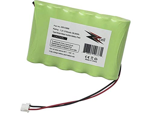 ZZcell® High Capacity Battery for 300-03866 Honeywell Alarm Lynx 5100, 5200, 5210, Lynx Touch 7000, Lyric Controller, Lyric Keypad LCP500-L, LYNXRCHKIT-SHA, OSA214, LCP500-4B, 7.2V, 3700mAh