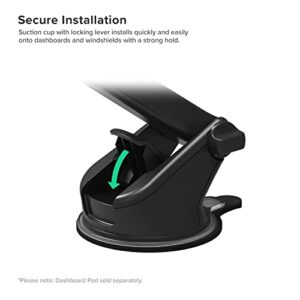 iOttie Auto Sense Qi Wireless Car Charger with Extra Mounting Base - Automatic Clamping Dashboard Phone Mount with Wireless Charging for Google Pixel, iPhone, Samsung Galaxy, Huawei, LG, Smartphones