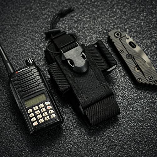 VIPERADE Radio Holster, MOLLE Radio Pouch for Vest, Universal Walkie Talkie Holster Radio Holder for Duty Belt, Police Radio Holder Tactical Radio Pouch for Baofeng, Motorola