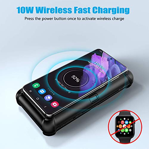ZEROLEMON ToughJuice Pro 30000mAh USB C Power Bank, 5H Fully Recharge with Dual 18W PD Inputs, 10W Wireless Fast Rugged Battery Pack with 22.5W PD & QC 3.0 5-Output for iPhone, Android, Tablets