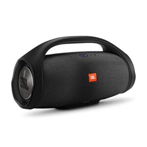 JBL Boombox Portable Bluetooth Waterproof Speaker (Black) (Renewed)