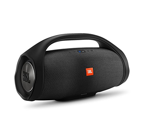 JBL Boombox Portable Bluetooth Waterproof Speaker (Black) (Renewed)