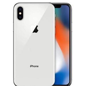 Apple iPhone X, 64GB, Silver - For T-Mobile (Renewed)