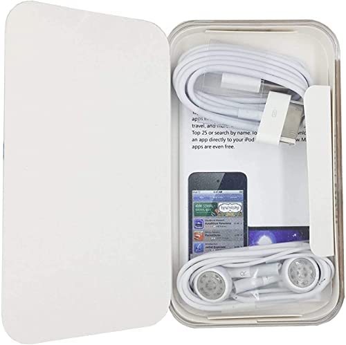Box Packaging +Screen Protector with Original Music Player Apple iPod 4th Generation Touch (32GB-Black)