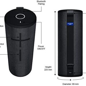 Ultimate Ears MEGABOOM 3 Portable Waterproof Bluetooth Speaker - Bulk Packaging - Night Black