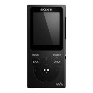 Sony NW-E394 Walkman 8GB Digital Audio Player (Black) with Hardshell Case (2 Items)