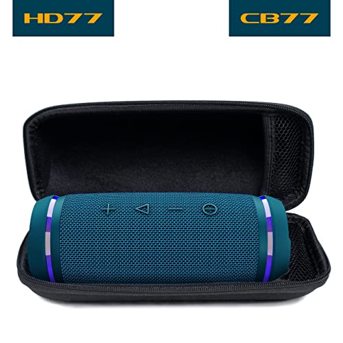 TREBLAB HD77 Wireless Bluetooth Speaker, 25W Stereo, 20H Battery, IPX6 Waterproof CB-77 Original Carrying Case HD77