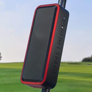 chifenchy portable golf speaker with bass,magnetic golf cart bluetooth speaker,ipx7 waterproof,multi-sync stereo,30w,24h playtime,golf accessories for men,wireless speaker with mount,golf gifts