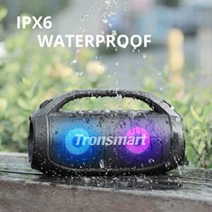 Tronsmart Bang SE Portable Bluetooth Speaker, 40W Wireless Stereo Sound, IPX6 Waterproof Loud Bluetooth Speaker with Subwoofer, Bluetooth 5.3, 24H Playtime, 3 led Light Modes for Outdoor/Home/Party