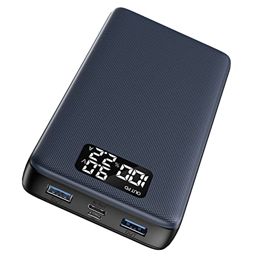 EASYLONGER Power Bank, Portable Charger 26800mAh 22.5W Fast Charging Battery Pack, 3 Outputs Phone Charger with LED Display, PD 3.0 USB C External Battery for iPhone, Samsung, Tablet, LG, Android, etc