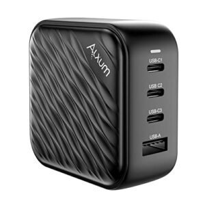 100W USB C Charger - Fast Charging Block GaN PD 3.0 USB Wall Charger Multiport Power Adapter: 4 Ports USB C Laptop Cell Phone Charging Station for MacBook Pro iPhone 14/13/12 Pro Max iPad Samsung