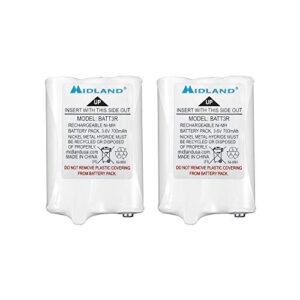 midland – avp14 rechargeable battery packs lxt600, t50 t60, white, 3.15x 2.3x 0.5