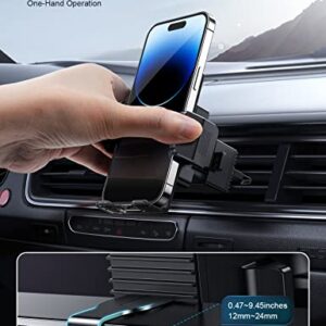 Lamicall Car Vent Phone Mount Phone Holder for Car Air Vent Clip in Vehicle [Big Phone & Thick Cases Friendly] Hands Free Cell Phone Automobile Clamp Cradles, Fit for All iPhone Samsung Phones