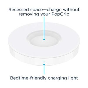 PopSockets PopPower Home: Wireless Charger for Phones - White (Gloss)