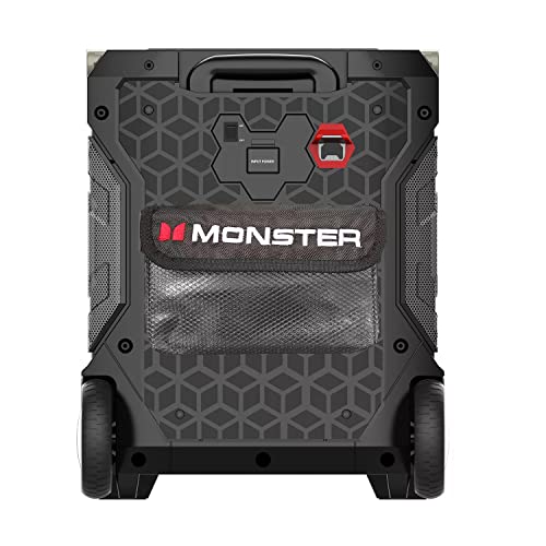 Monster Rockin' Roller 270X 200W Portable Indoor/Outdoor Speaker - Black/Gray