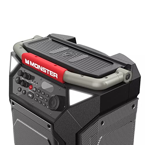 Monster Rockin' Roller 270X 200W Portable Indoor/Outdoor Speaker - Black/Gray