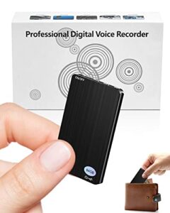 64gb digital mini voice recorder – ptilotd audio recorder 750 hours recording capacity audio recording device mp3 records with 60 hours battery time for work,lectures, meetings, interviews