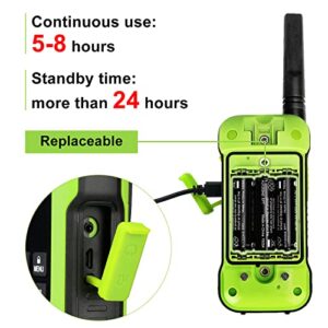 Retevis RT49P Waterproof Walkie Talkies, IP67 Floating 2 Way Radio, NOAA Walkie Talkie, 1200mAh Rechargeable AA Batteries, SOS Flashlight Two Way Radio for Skiing Kayaking 2 Pack